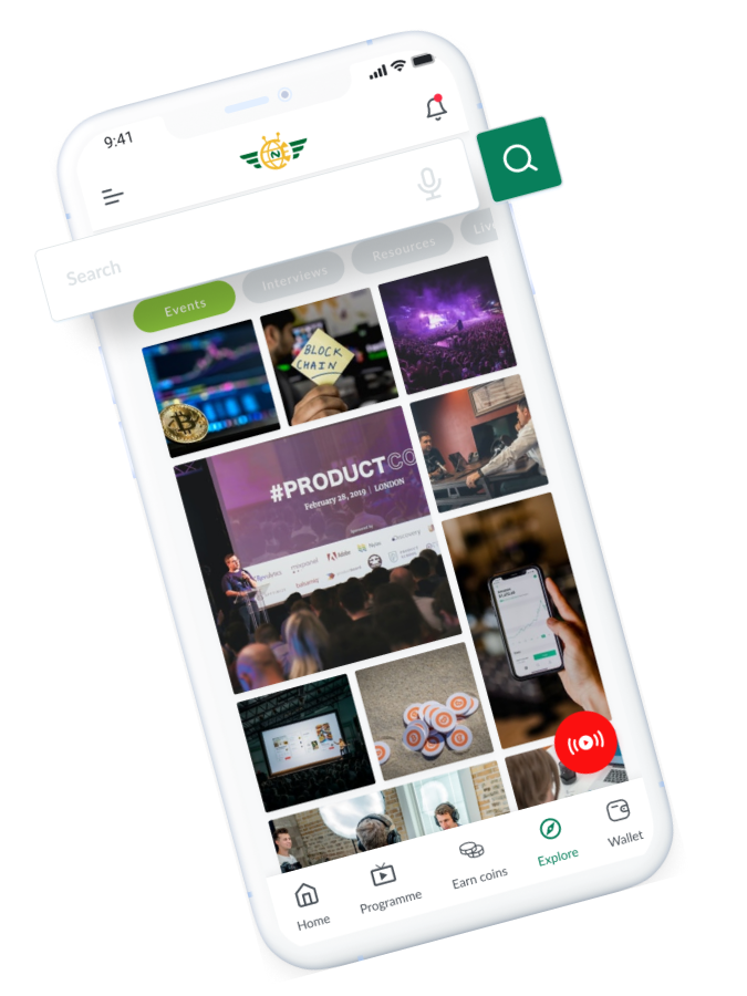 Live streaming interface